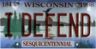 Criminal defense lawyer Charles Kyle Kenyon uses the "I Defend" license plate to proclaim his belief in the presumption of innocence. Click here to see a larger shot.