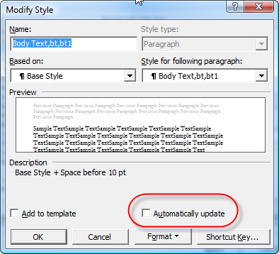 how to apply the shaded style set in word 2013