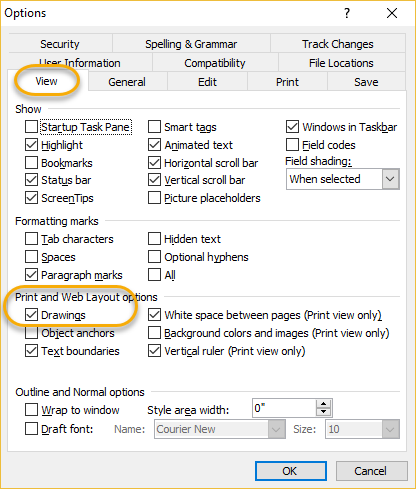 always show ruler in word 2013 startup