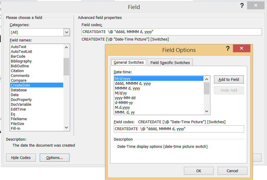 word for mac 2011 display field codes word for mac 2011 display field codes