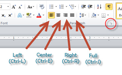 how to center text in word 13