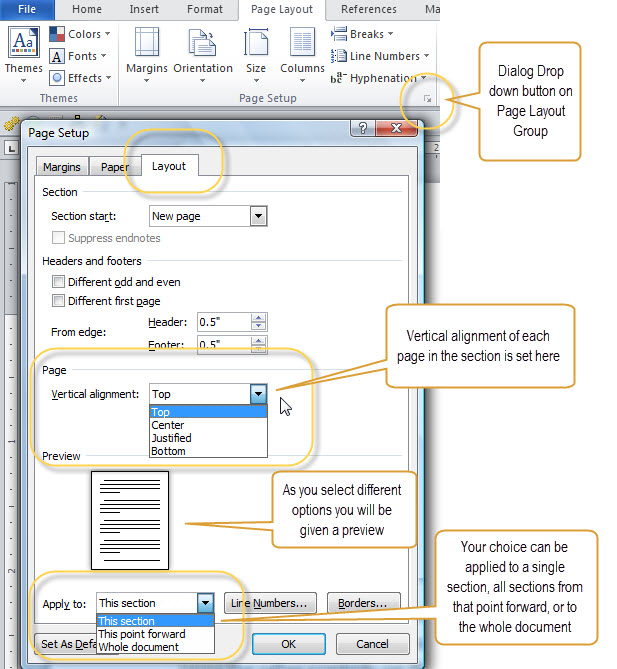 How do I make a Word document fully justified?