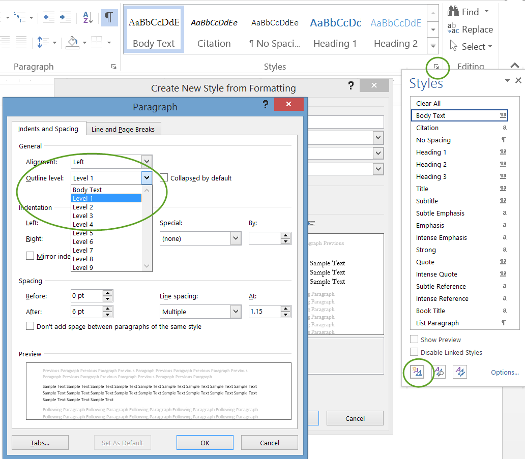 how to number paragraphs in microsoft word 2010