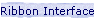 Ribbon Interface in Microsoft Word