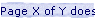 Page X of Y doesn't work in Microsoft Word!