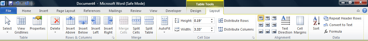 Excel 2013 Chart Tools Layout Tab Missing