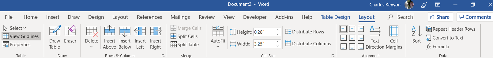 Excel 2013 Chart Tools Layout Tab Missing