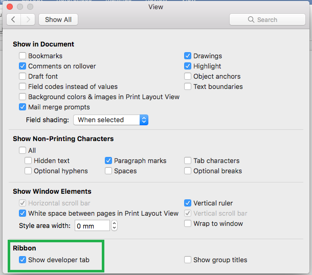 Office Tabs For Mac