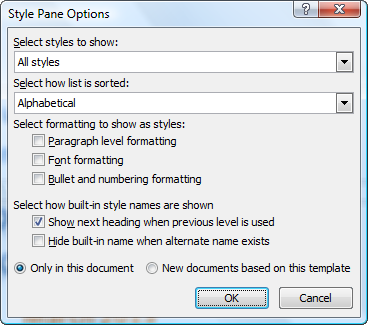 Which method saves the current style set for use in another document in Word?