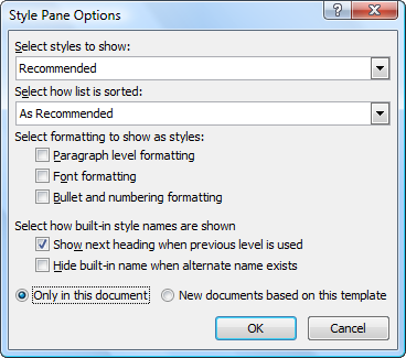 Which method saves the current style set for use in another document in Word?